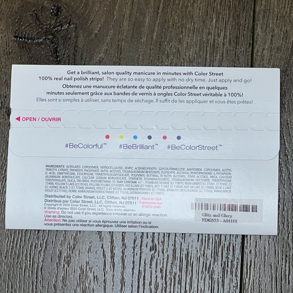 New Color Street Glitz and Glory Nail Polish Strips - Picture 4 of 5